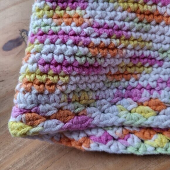 Handmade Cotton Crocheted Hat Women's - Picture 5 of 6